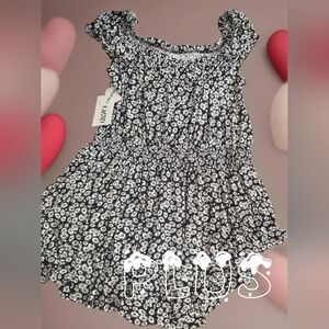 New Romper Dress floral peasant  women plus 3X